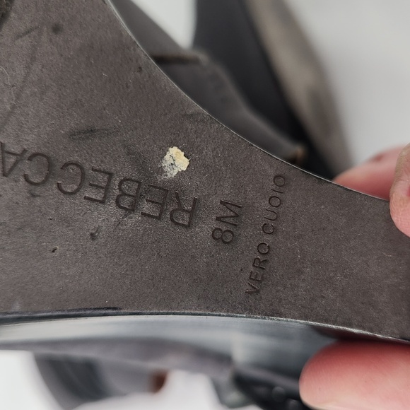 Rebecca Minkoff STEVIE Leather Peep-Toe Fringe Boot Bootie - Picture 7 of 8